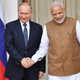 Modi and Russia’s Vladimir Putin earlier this month.